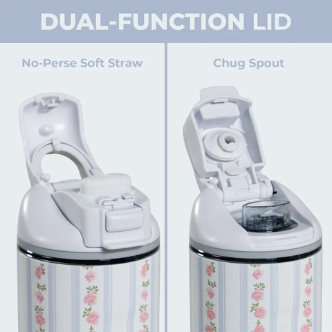 Ease2o 32oz | Compact Water Bottle with Straw & Chug Spout – Primrose