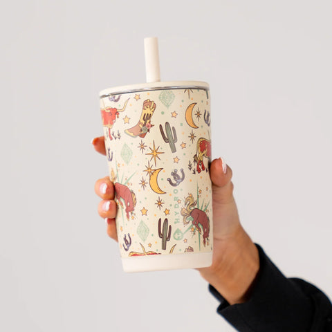 Everyday Tumbler 14oz | Ceramic-Lined Spill-Free Kids Tumbler – Rodeo