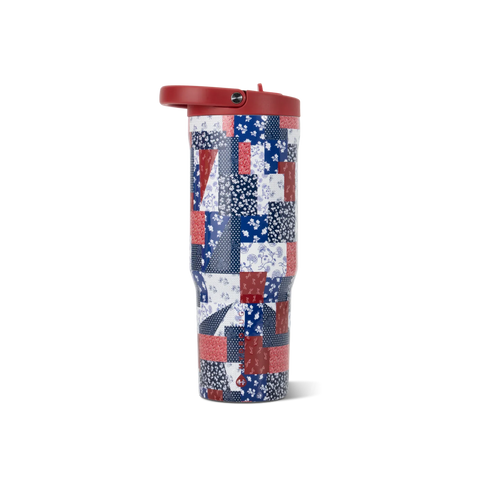 Sport 32oz | Leakproof Insulated Water Bottle, Workout & Hike – Quilted Americana