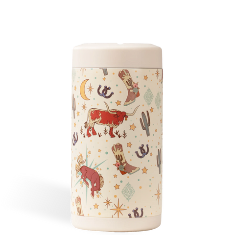 Can Cooler 16oz | 2-in-1 Insulated Tallboy Can Cooler, Screw-Top Lock – Rodeo