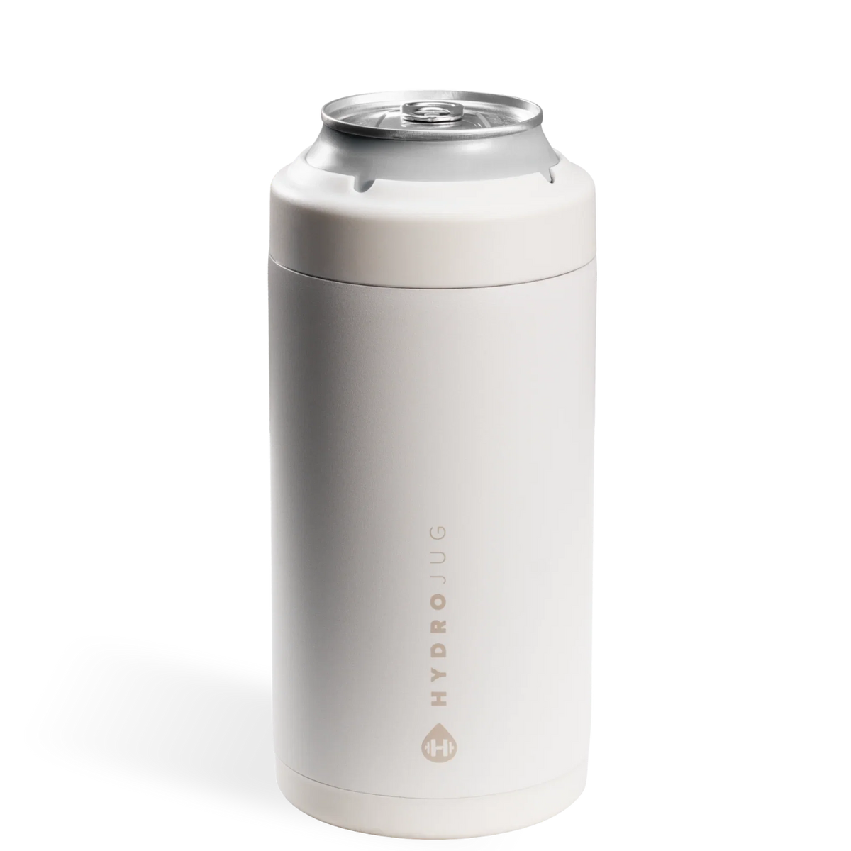Can Cooler 16oz | 2-in-1 Insulated Tallboy Can Cooler, Screw-Top Lock – Linen