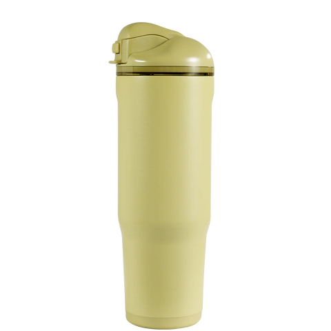 Ease2o 32oz | Compact Water Bottle with Straw & Chug Spout – Olive